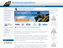 Tablet Screenshot of motorradversicherungsvergleich.net